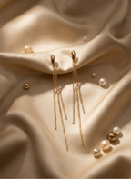 Golden Thread Earrings - EWS-EAR-002-1 - Luxeria