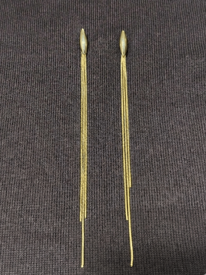 Golden Thread Earrings - EWS-EAR-002-1 - Luxeria
