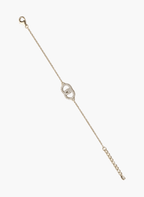Interlocking Circle Gold Bracelet -  - Luxeria