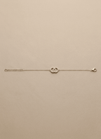 Interlocking Circle Gold Bracelet -  - Luxeria