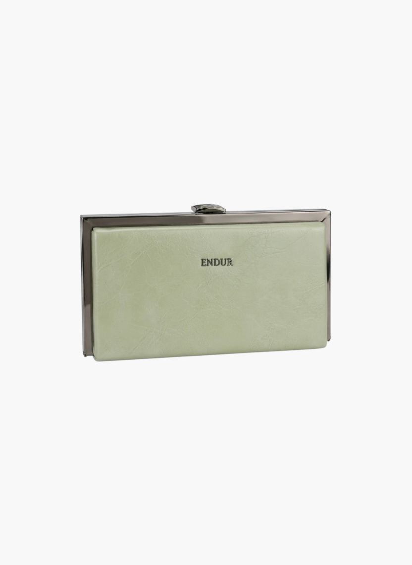 sage green Clutch