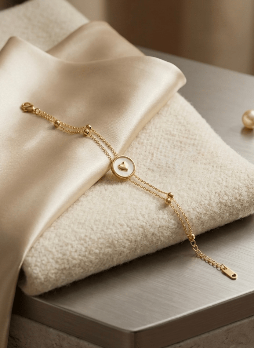 Luna Heart Bracelet - LUXBLT-C3-4-2 - Luxeria