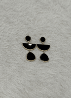 Midnight Geo Earrings - NAK-EAR-012 - Luxeria