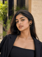 Midnight Geo Earrings - NAK-EAR-012 - Luxeria