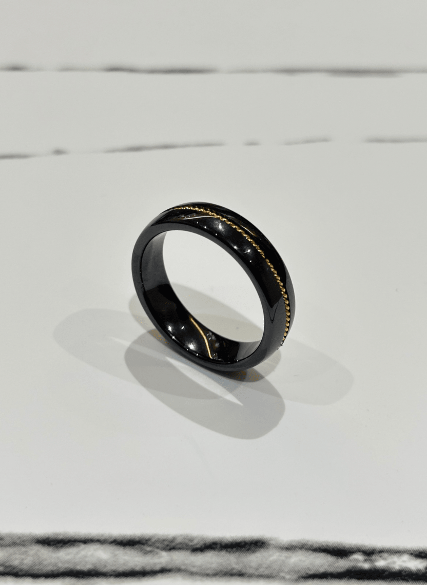 Midnight Gold Ring Men’s Ring - HOT-RIN-003-2 - Luxeria