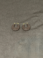 Midnight Resin Earrings - NAK-EAR-004-1 - Luxeria