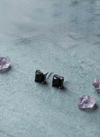 Midnight Square Earring Men’s Earring - HOT-EAR-001-3 - Luxeria