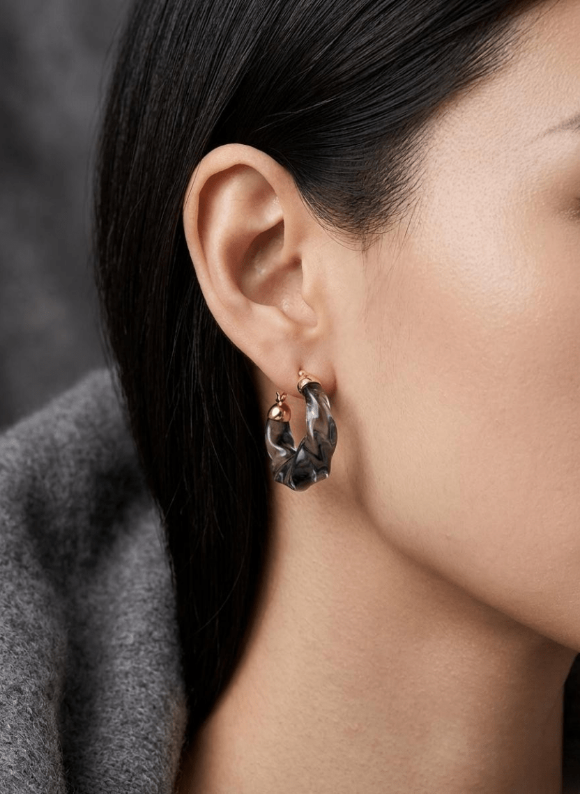 Midnight Twist Earring - LUXEAR-AA60 - Luxeria