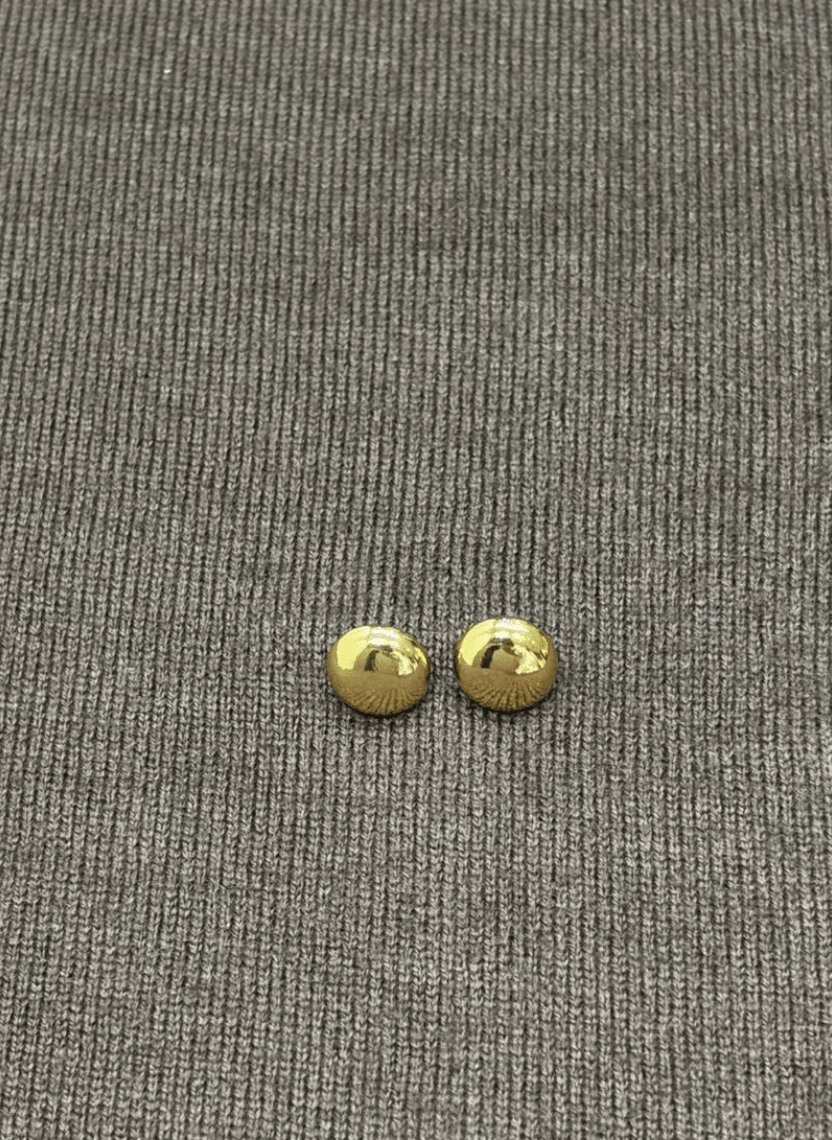 Mini Gold Stud Earrings - LUXEAR-AA9-3 - Luxeria