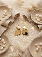 Modern Gold Earring - LUXEAR-AA61 - Luxeria