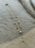 Moon Pearl Necklace - NAK-CHA-010 - Luxeria