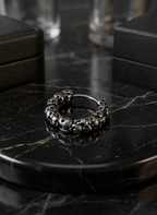Orbit Stone Hoop Men’s Earring - HOT-EAR-001-5 - Luxeria