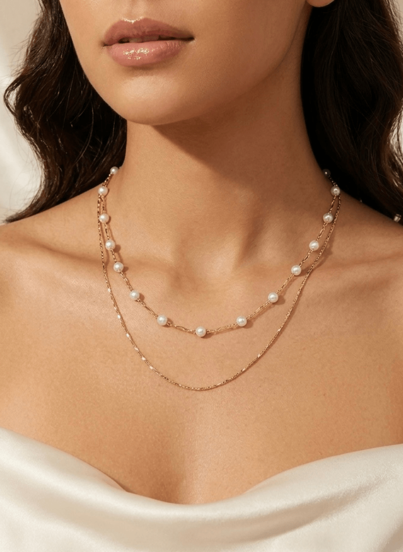 Pearl Glow Chain - NAK-CHA-006 - Luxeria