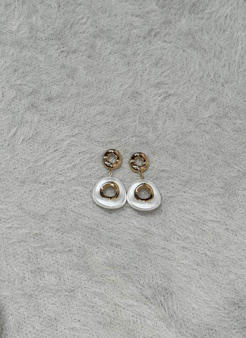 Pearl Halo Earrings - NAK-EAR-004-3 - Luxeria