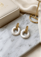 Pearl Loop Earrings - EWS-EAR-003 - Luxeria