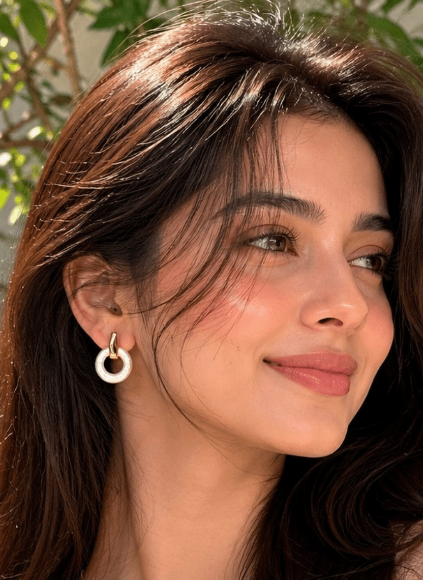 Pearl Loop Earrings - EWS-EAR-003 - Luxeria