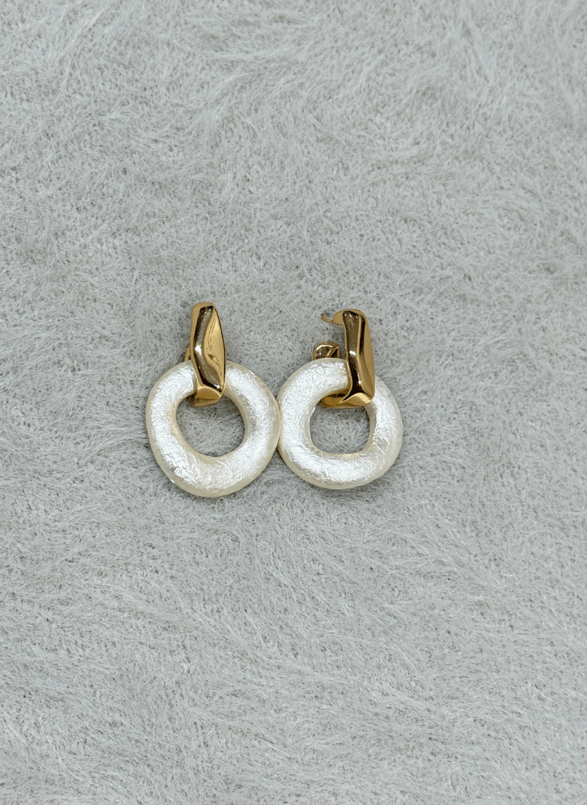 Pearl Loop Earrings - EWS-EAR-003 - Luxeria