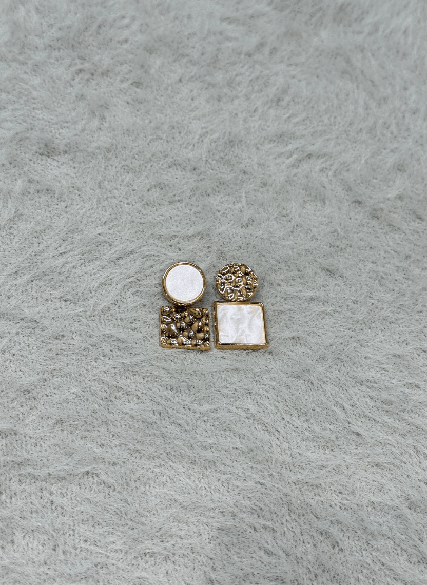 Pearl Mosaic Earrings - EWS-EAR-010-2 - Luxeria