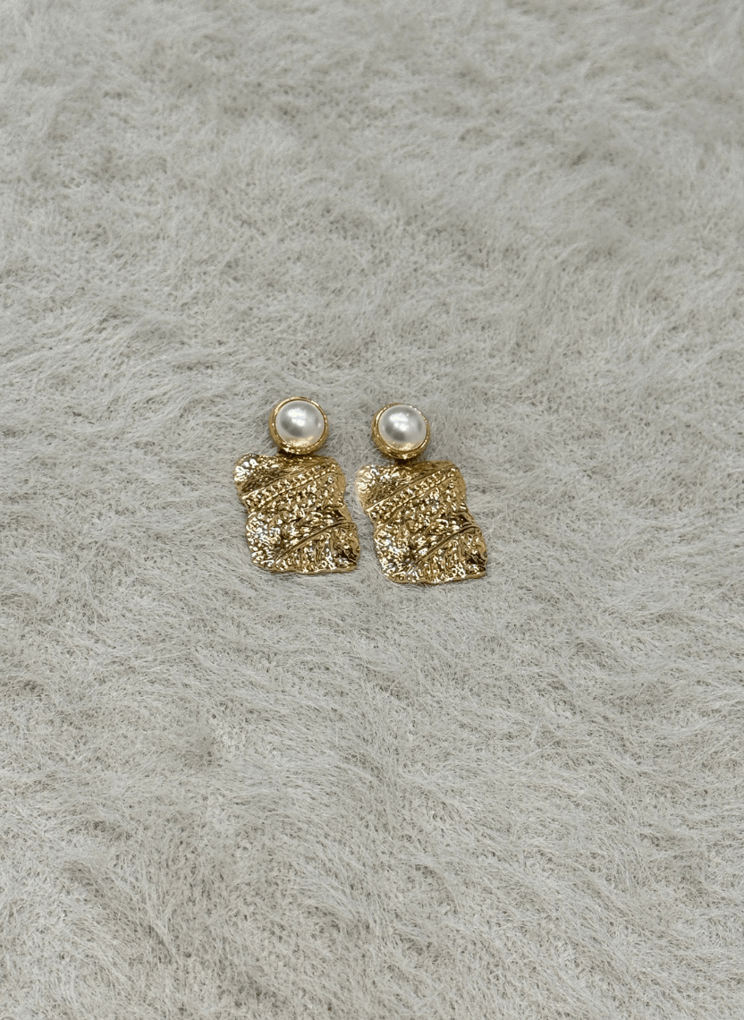 Pearl Texture Earring - LUXEAR-AA56 - Luxeria