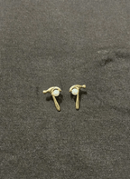Pearl Twist Stud Earrings - LUXEAR-AA8-1 - Luxeria