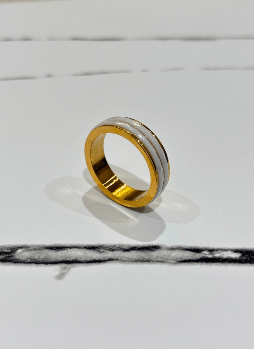 Pearl Wave Ring Men’s Ring - HOT-RIN-006 - Luxeria