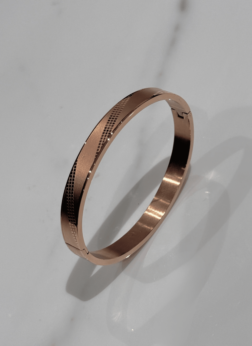 Rose Grid Men’s Kada - HOT-KAD-006-2 - Luxeria