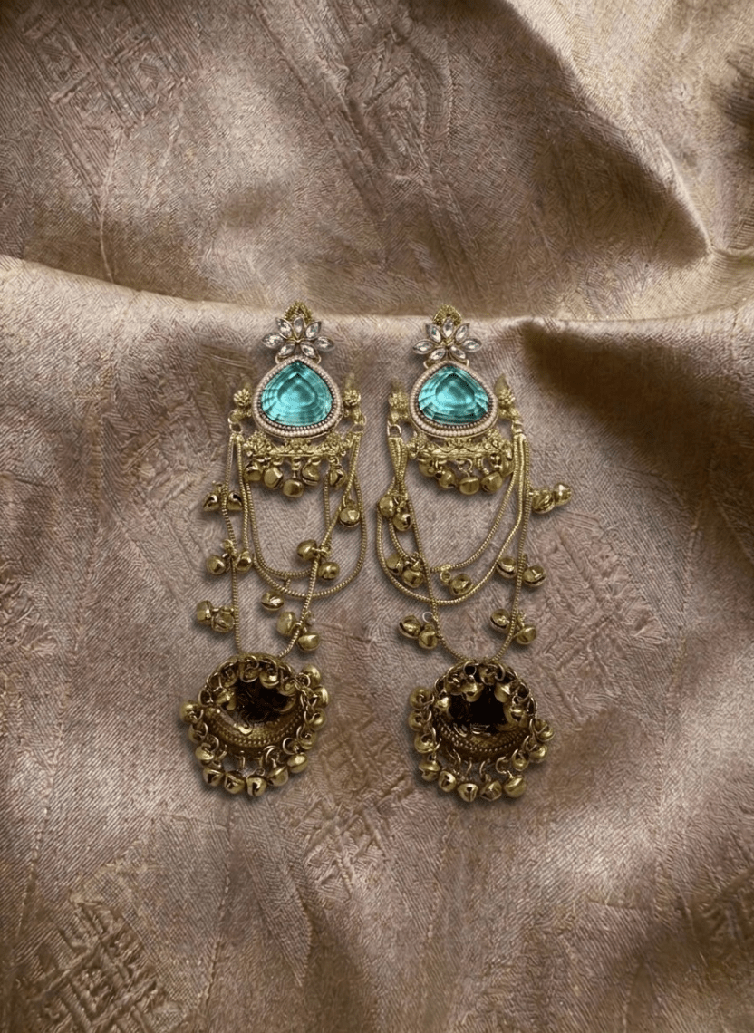 Royal Charm Kashmiri Earring - HOT-EAR-029-2 - Luxeria