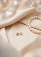 Royal Crown Stud Earring -  - Luxeria