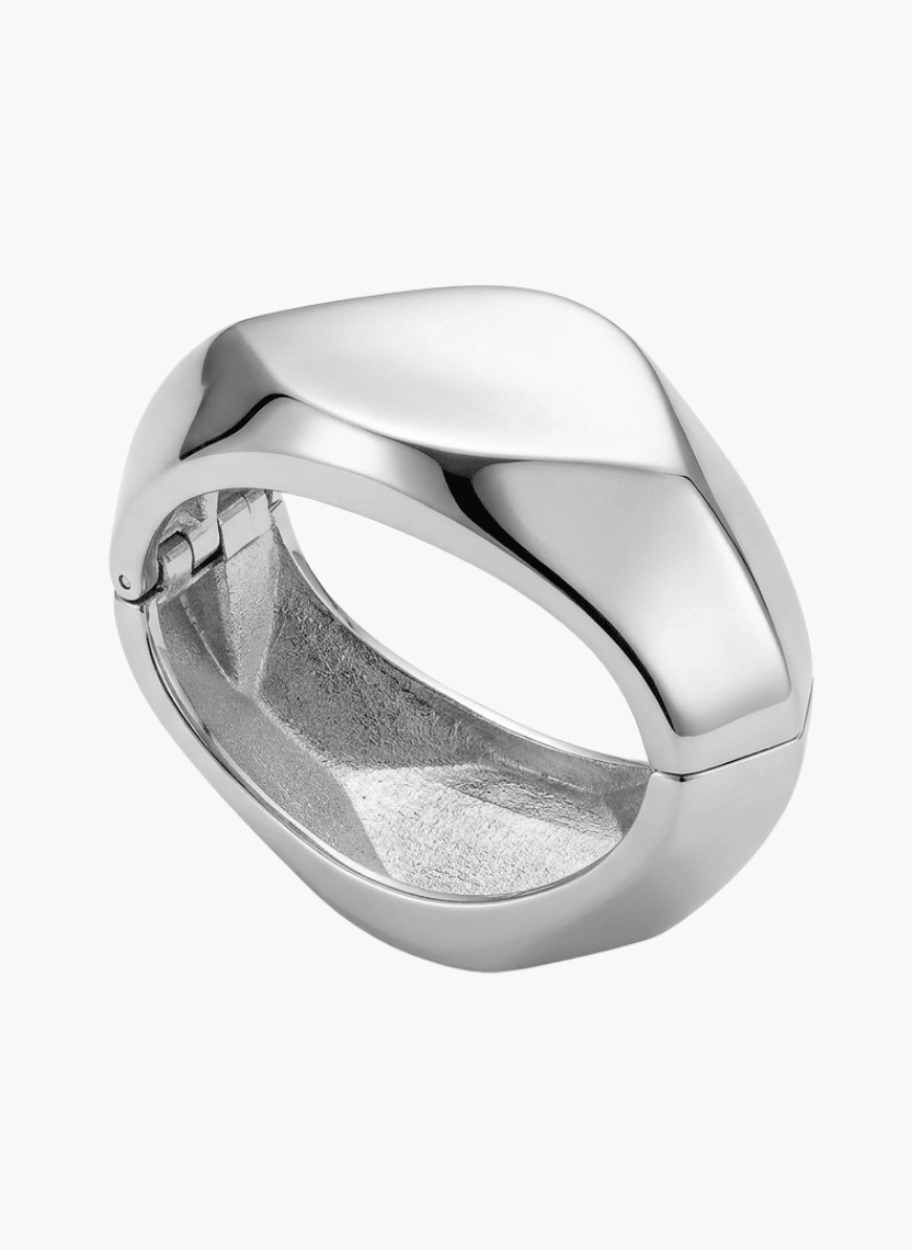 Silver Chunky Statement Kada -  - Luxeria