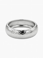 Silver Hammered Metallic Kada -  - Luxeria