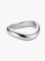 Silver Organic Wave Kada -  - Luxeria