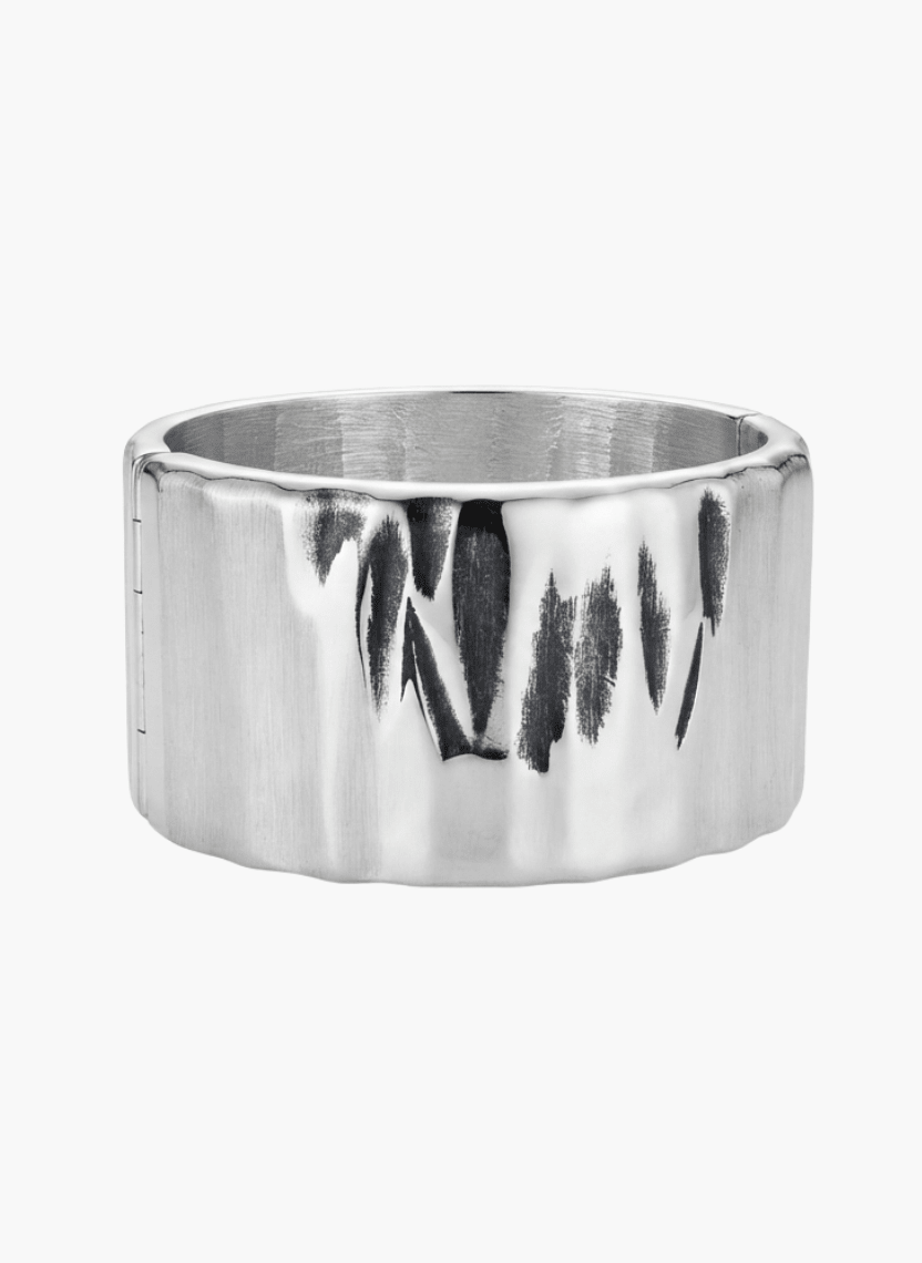 Silver Textured Kada -  - Luxeria