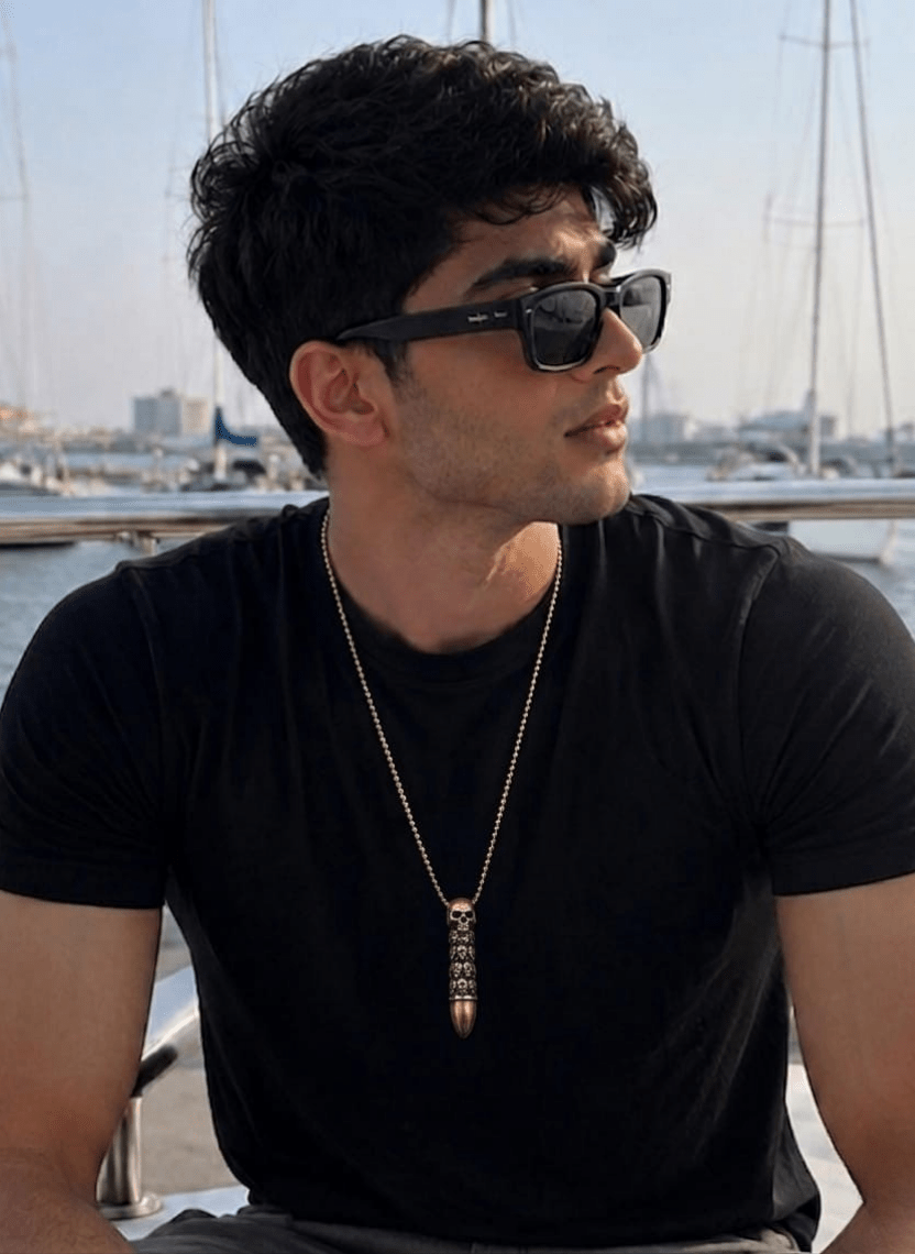 Skull Bullet Pendant / Men’s Chain - EWS-CHA-010-2 - Luxeria