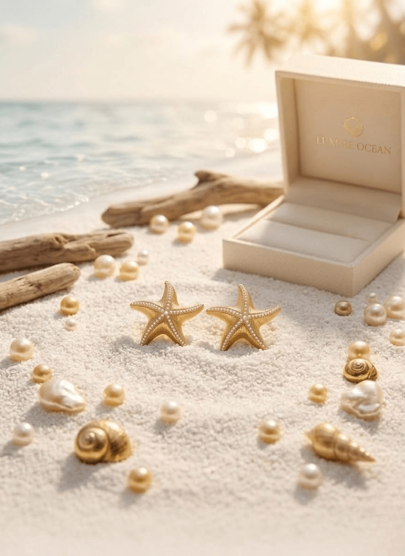 Starfish Glow Earring - EWS-EAR-007-1 - Luxeria
