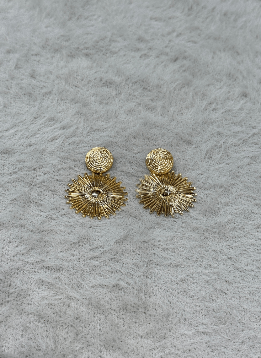 Sunburst Glow Earring - LUXEAR-AA57 - Luxeria