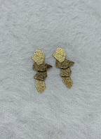 Textured Shape Earrings - EWS-EAR-002 - Luxeria