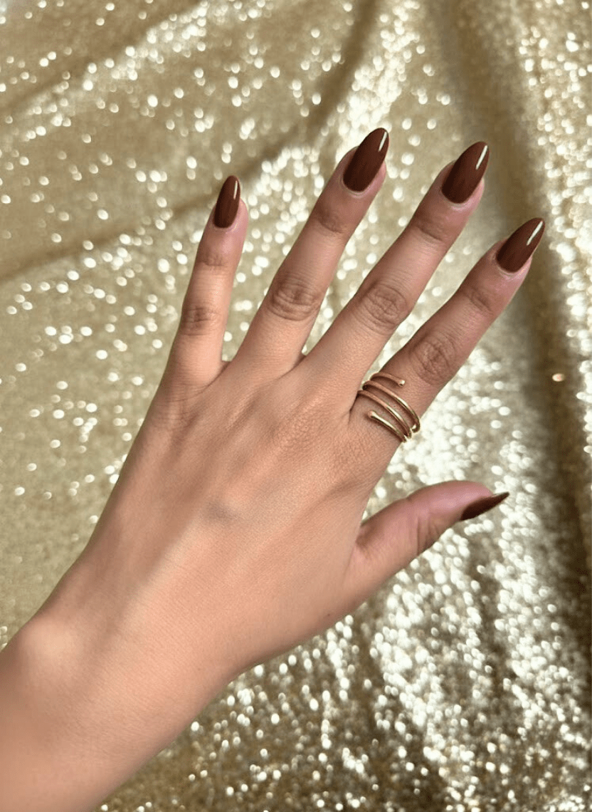 The Infinite Spiral Brass Minimal Statement Ring - WEB-R-005 - Luxeria