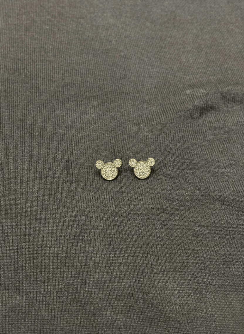 Tiny Bear Stud Earring - LUXEAR-AA9-4 - Luxeria