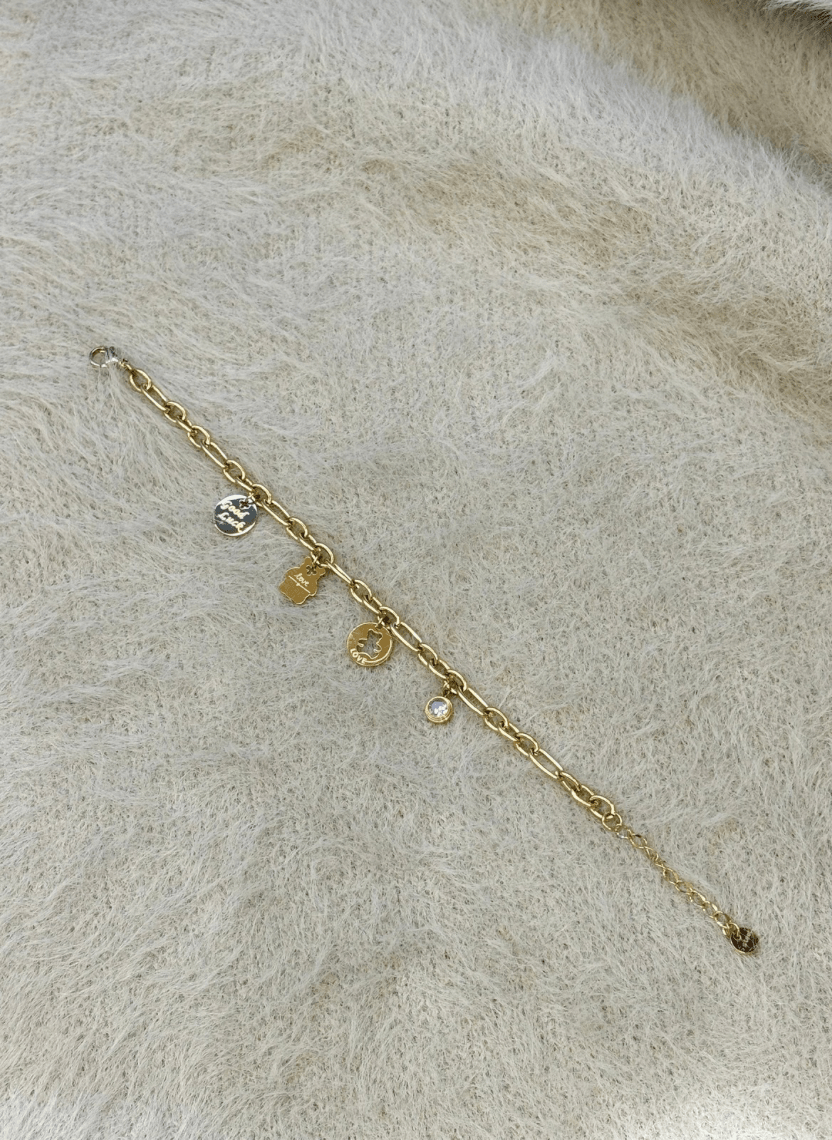 Tiny Charm Bracelet - LUXBLT-C3-23 - Luxeria