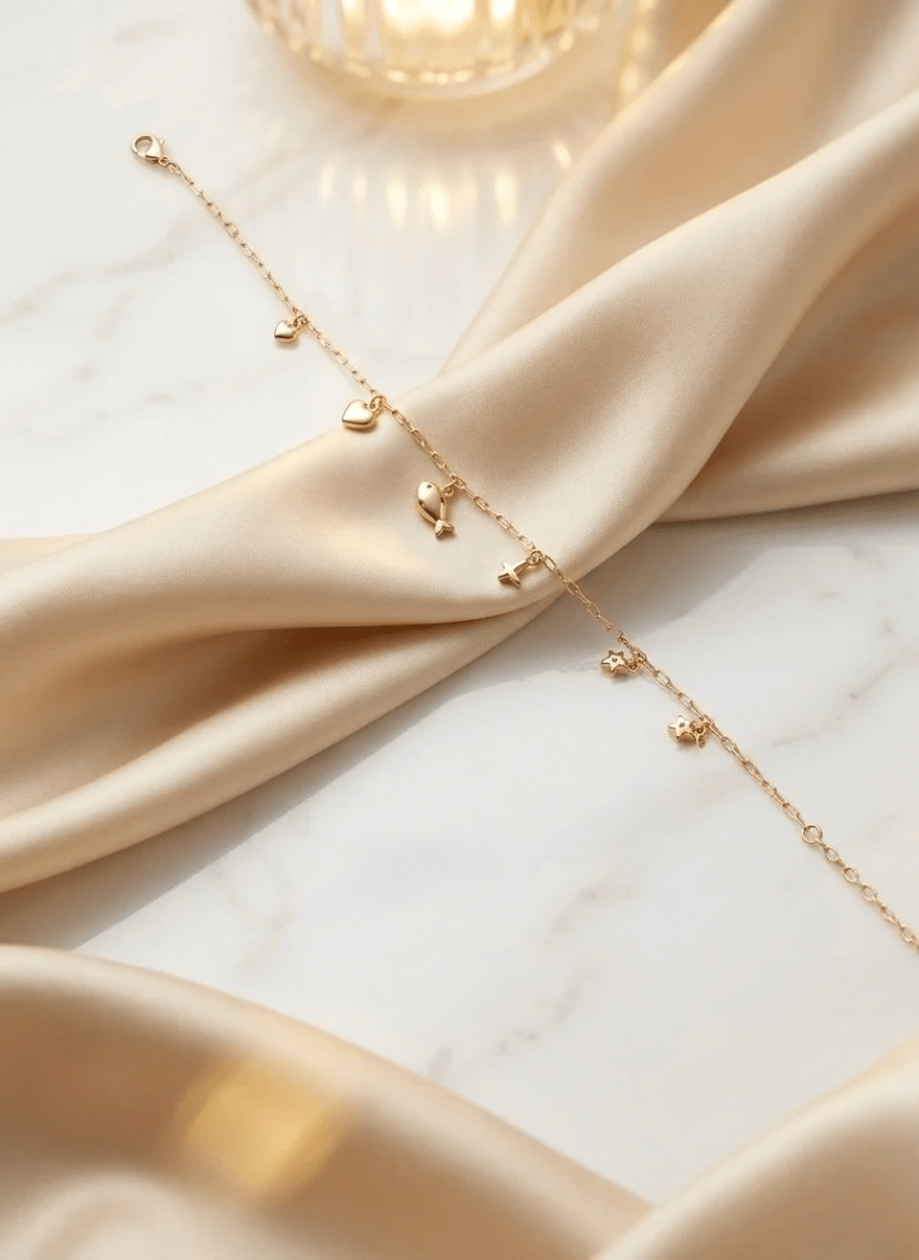 Tiny Heart Anklet - NAK-ANK-005 - Luxeria