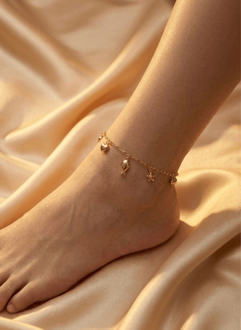 Tiny Heart Anklet - NAK-ANK-005 - Luxeria