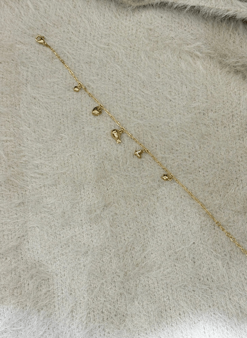 Tiny Heart Anklet - NAK-ANK-005 - Luxeria