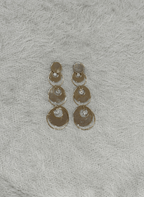 Triple Disc Earrings - EEM-EAR-004 - Luxeria