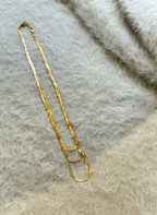 Triple Wave Necklace - NAK-CHA-005 - Luxeria