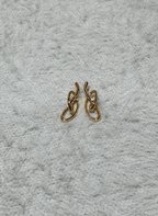 Twist Teardrop Earrings - LUXEAR-AA34 - Luxeria