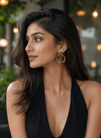 Twisted Round Earrings - EWS-EAR-001-3 - Luxeria