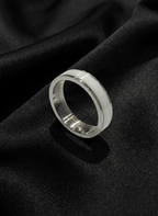 White Edge Ring Men’s Ring - HOT-RIN-007-3 - Luxeria