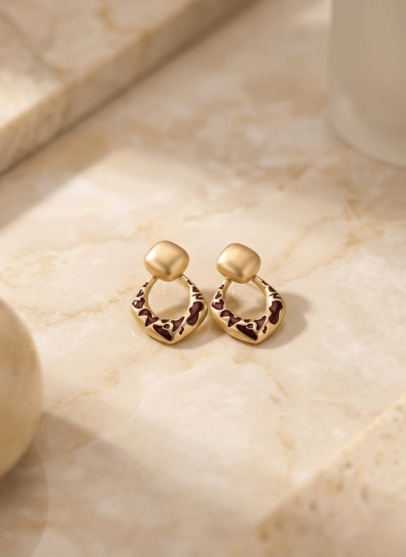Wild Pattern Earrings - EWS-EAR-010-1 - Luxeria
